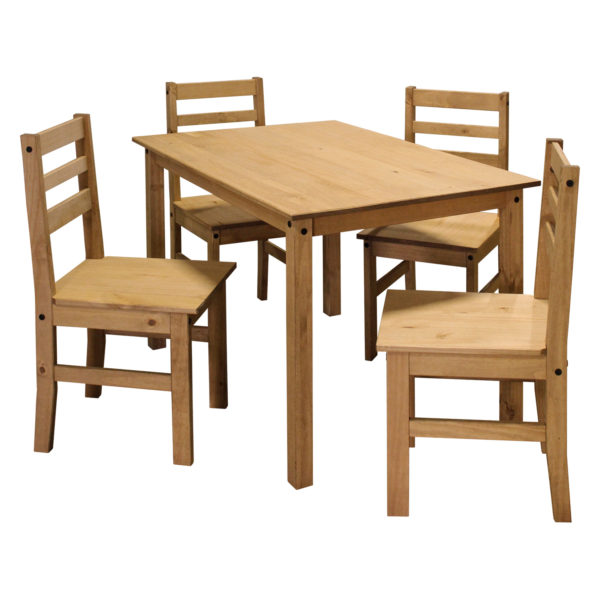 jedálenský stôl a 4 jedálenské stoličky