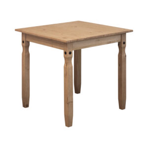 Jedálenský stôl 78 × 78 CORONA 2 vosk 16117 vo vyhotovení masív borovica