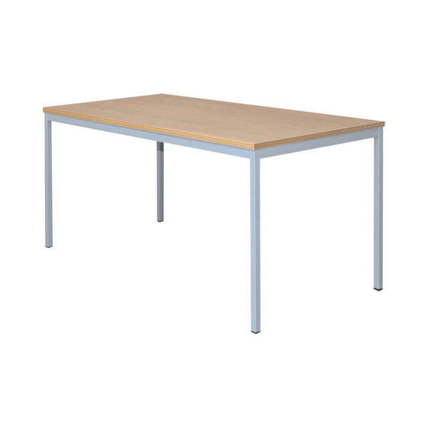Stôl PROFI 140 × 70 buk má pevnú konštrukciu a nohy vo vyhotovení kov