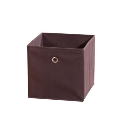 Na ukladanie drobných vecí poslúžia textilné boxy. Textilný box WINNY v hnedej farbe sa hodí k nábytku v ľubovoľnom farebnom vyhotovení. WINNY boxy sú vyrobené z pevného textilného materiálu. Boxy možno využiť na ploche pracovného stola