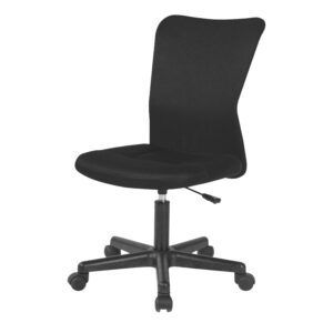 Praktická kancelárska stolička na kolieskach v čiernej farbe sa bude hodiť do každej kancelárie a detskej či študentskej izby. Kancelárska stolička MONACO čierna K64 má príjemný poťah z textilnej sieťoviny
