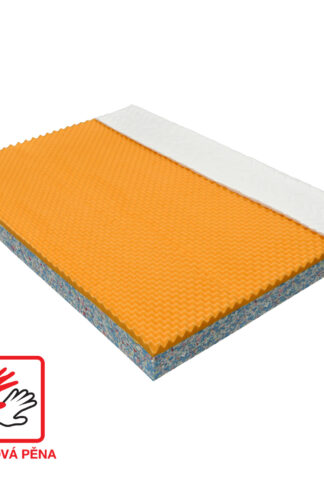 Matrac s poťahom IDEA VISCO 140 × 200 × 15 obsahuje pamäťovú penu strednej tuhosti s vrstvou 4 cm