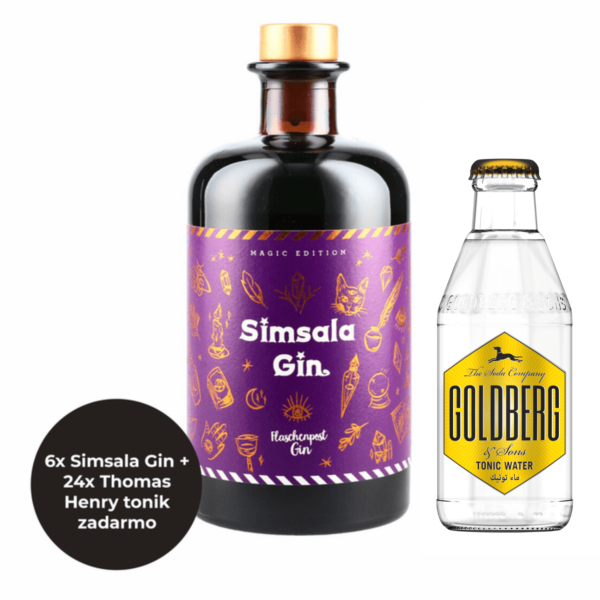 6 x Simsala Gin + 24 x Goldberg Tonic zadarmo