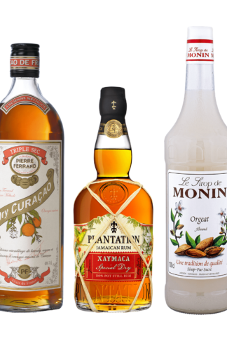 Plantation Xaymaca + Pierre Ferrand Dry Curaçao + Monin Almond (Mandľa)