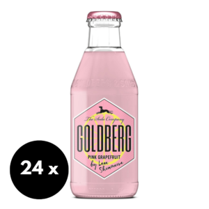 24 x Goldberg Pink Grapefruit Soda