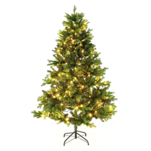 3D vianočný stromček so svetielkami