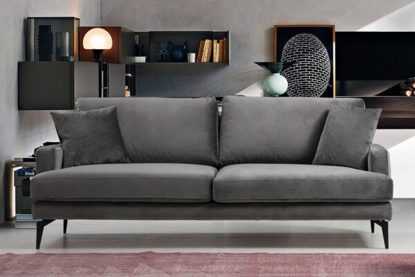 Sofahouse Dizajnová 3-miestna sedačka Fenicia 205 cm sivá
