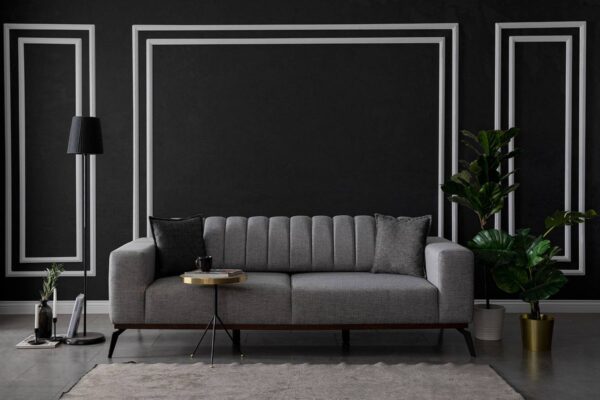 Sofahouse Dizajnová 3-miestna sedačka Willene 220 cm sivá