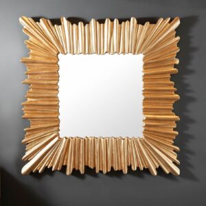 LuxD Dizajnové nástenné zrkadlo Kathleen  zlaté  x  25151