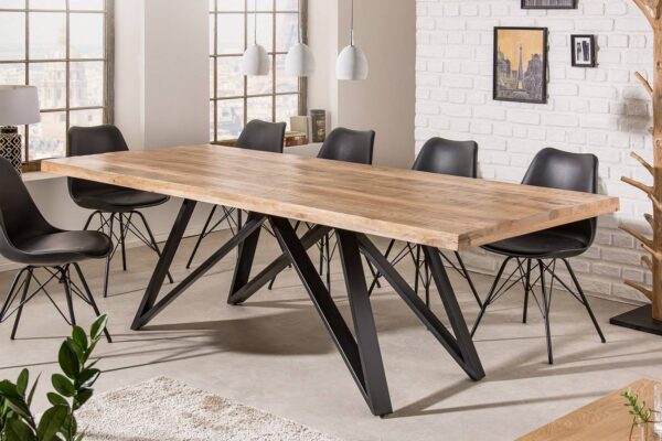 LuxD Dizajnový jedálenský stôl Thunder 240 cm mango