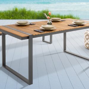 LuxD Dizajnový záhradný stôl Gazelle 180 cm Polywood