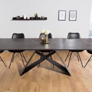 LuxD Rozkladací jedálenský stôl Brock láva 180-260 cm