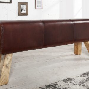 LuxD Dizajnová lavica Horse 120 cm pravá koža