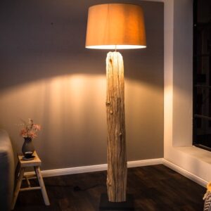 LuxD 16756 Luxusná stojanová lampa Stump béžová Stojanové svietidlo