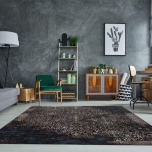 LuxD Dizajnový koberec Batik 240x160 cm / tmavo modrá
