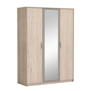 3-dverová skriňa so zrkadlom