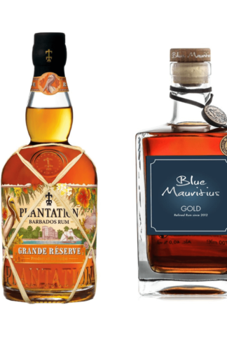 Blue Mauritius Gold Rum + Plantation Rum Barbados Grande Réserve