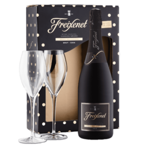 Freixenet Cordon Negro Brut + 2 poháre