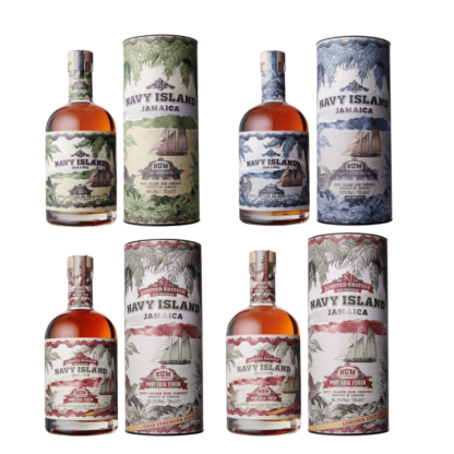 Navy Island XO Reserve + Navy Strength + Port Cask Finish + Port Cask Finish Cask Strengh