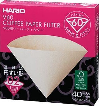 Filtre Hario V60 - papierové (40 ks)