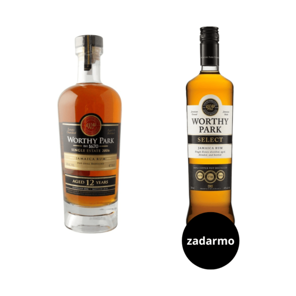 Worthy Park Single Estate 12 Y.O. + Worthy Park Select zadarmo