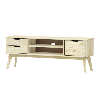 TV stolík 1 dvere + 2 zásuvky BONITO lak