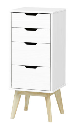 Komoda 2+2 zásuvky BONITO biely lak