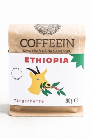 Africká káva - Etiopia Yirgacheffe - svetlé praženie