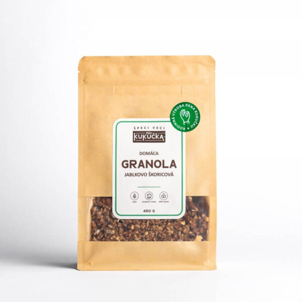 Bezlepková granola - jablko škorica 450g