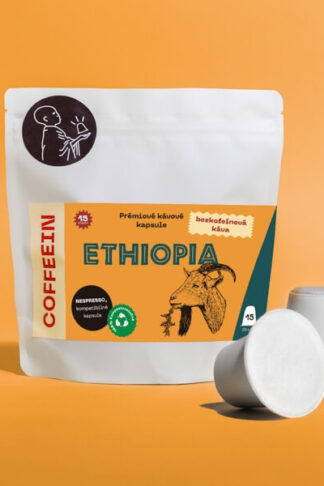 Bezkofeínová káva Etiopia (15 ks