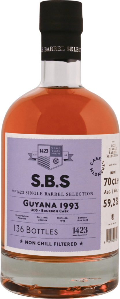 S.B.S Guyana 1993 UDS Bourbon Cask