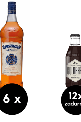 6 x Claymore 1 L + 12 x Goldberg & Sons Cola zadarmo