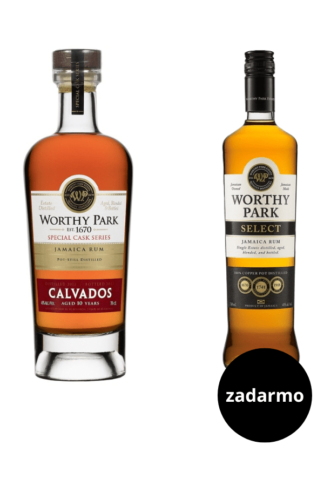 Worthy Park Special Cask Calvados 10 Y.O. + Worthy Park Select zadarmo