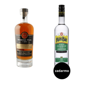 Worthy Park Single Estate 12 Y.O. + Rum-Bar Rum White Overproof zadarmo