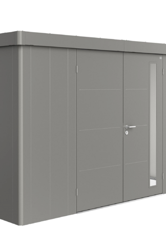 Biohort Záhradný domček BIOHORT Neo 2D duo 348 × 236 cm (sivý kremeň metalíza)