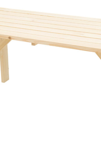 Deokork Masívny drevený záhradný stôl z borovice drevo 32 mm (220 cm)