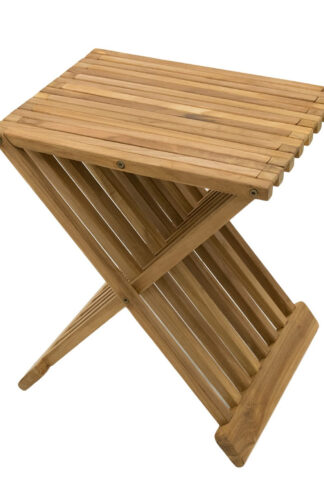 Deokork Záhradný odkládací stolík FLOW (teak)