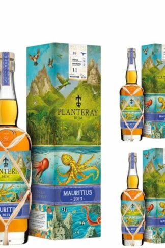 3 x Planteray Single Vintage Mauritius 2013