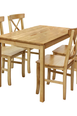 Jedálenský stôl 8848A antik + 4 stoličky 867A antik