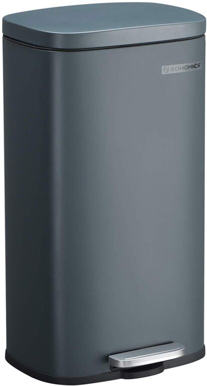 SONGMICS Odpadkový kôš s vekom LTB03GS 30 L