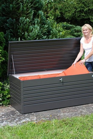 Biohort Vonkajší úložný box FreizeitBox 201 x 79 x 83 (tmavo šedá metalíza)