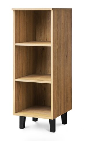 KONSIMO Regál FRISK 3 police dub čierna 40 x 117 x 46 cm