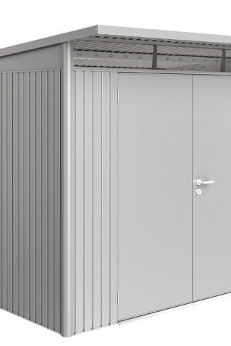 Biohort Záhradný domček BIOHORT Avantgarde A7 duo 260 × 260 cm (strieborná metalíza)