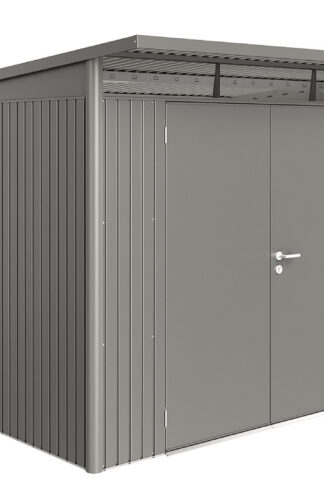 Biohort Záhradný domček BIOHORT Avantgarde A7 duo 260 × 260 cm (sivý kremeň metalíza)