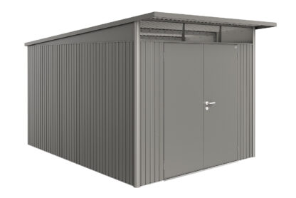 Biohort Záhradný domček BIOHORT Avantgarde A8 duo 260 × 340 cm (sivý kremeň metalíza)