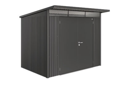Biohort Záhradný domček BIOHORT Avantgarde A5 duo 260 × 180 cm (tmavo šedá metalíza)