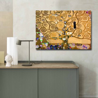 ASIR Obraz na plátne reprodukcia STROM ŽIVOTA G. KLIMT 100 cm