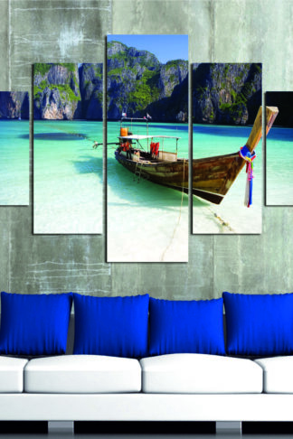 ASIR Súbor obrazov LAGUNA 92 cm MDF