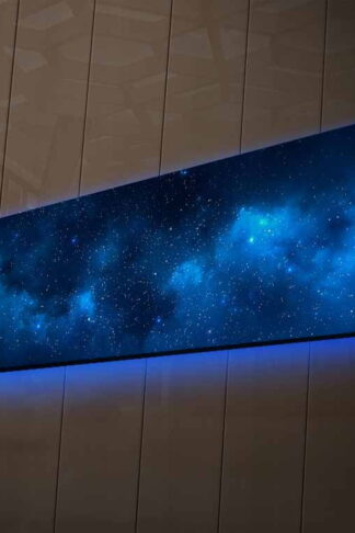 ASIR Obraz na plátne GALAXIE s LED podsvietením 30 cm