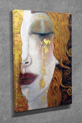 ASIR Obraz na plátne reprodukcia ZLATÉ SLZY G. KLIMT 30 cm